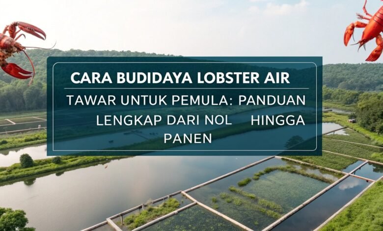 Lobster Kediri Cara Budidaya Lobster Air Tawar Untuk Pemula: Panduan Lengkap Dari Nol Hingga Panen 1 Cara Budidaya Lobster Air Tawar